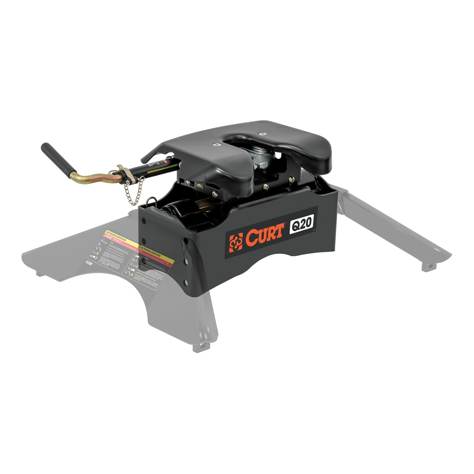 CURT Q20 Fifth Wheel Trailer Hitches for 2013-2025 2500, 3500 - 16687 Hitch thumbnail 6