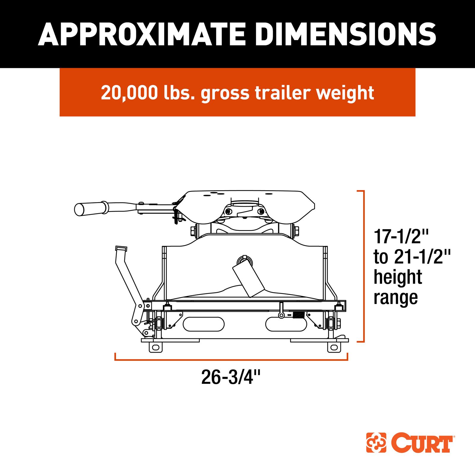 Curt Manufacturing Fifth Wheel Hitches 16531 5th Hitch thumbnail 8