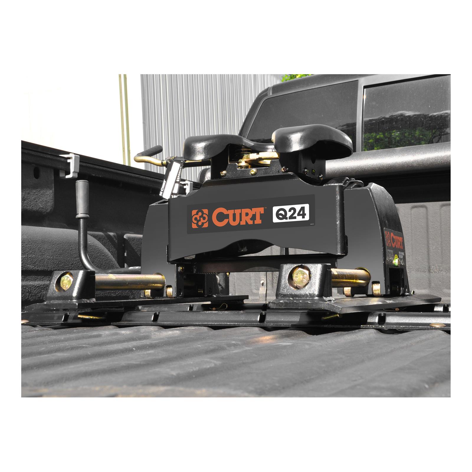 CURT Q24 Fifth Wheel Trailer Hitches 16546 Hitch, Wheel, Q24, Carbide Powdercoated, Kit