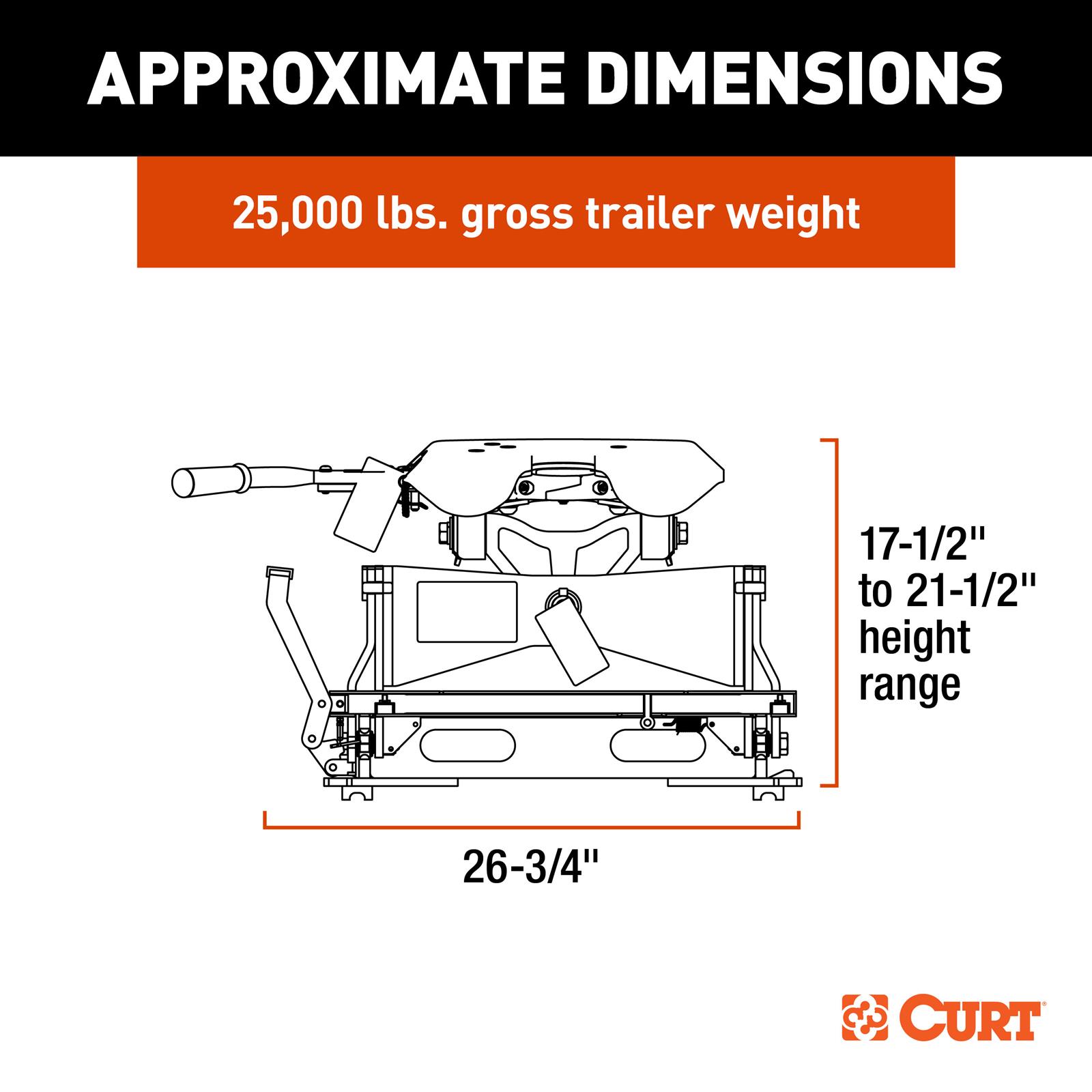 Curt Manufacturing Fifth Wheel Hitches 16551 5th Hitch thumbnail 7
