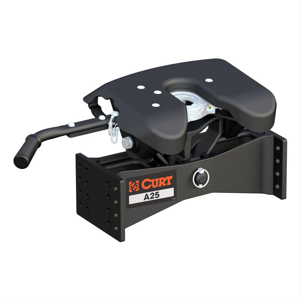 CURT A25 Fifth Wheel Trailer Hitches 16580 Hitch, 5th Head, A25, Steel, Black, Each thumbnail 2