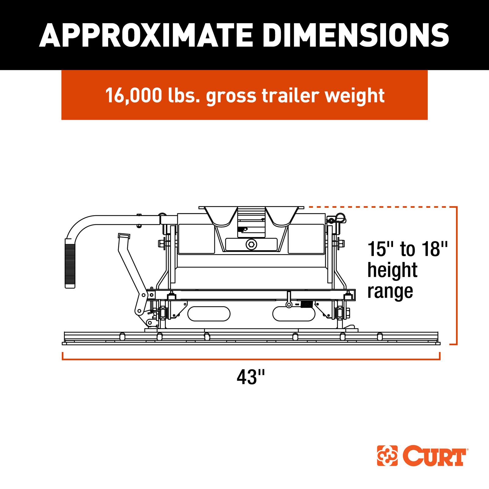 Curt Manufacturing Fifth Wheel Hitches 16611 5th Hitch thumbnail 7