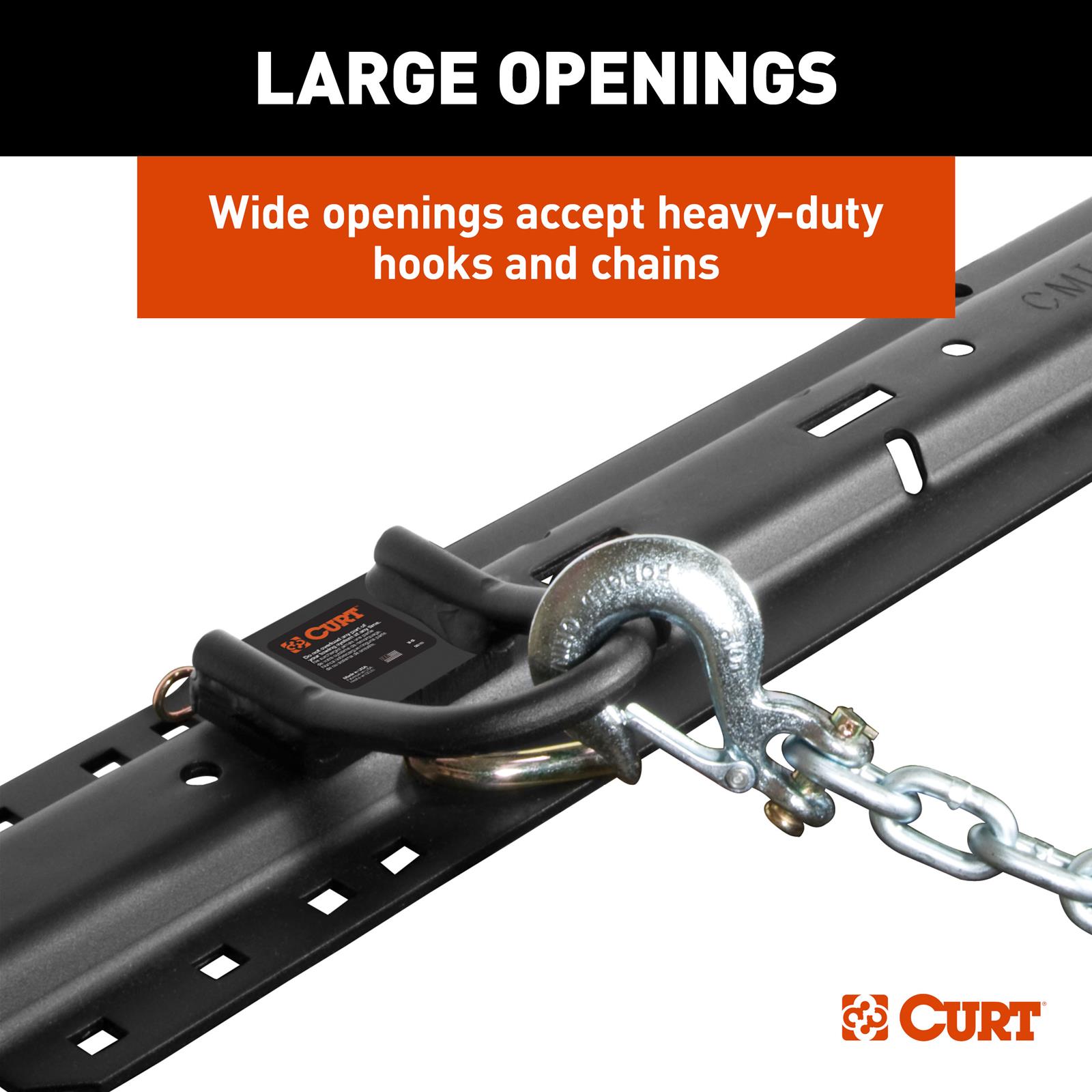 Curt Manufacturing Trailer Safety Chains and Cables 16612 CrossWing thumbnail 4