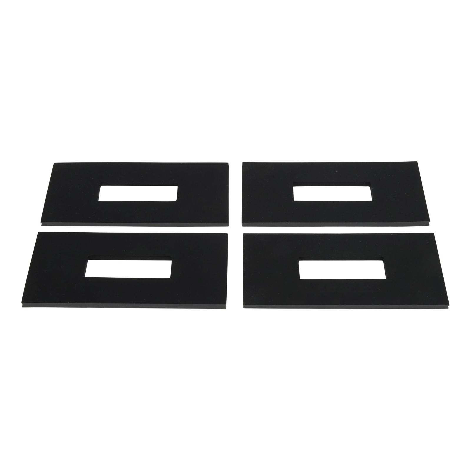 CURT Sound Dampening Pads 16900 Fifth Wheel Hitch Replacement Components, Trailer Hitch, Fifth Wheel Pads, Set of 4
