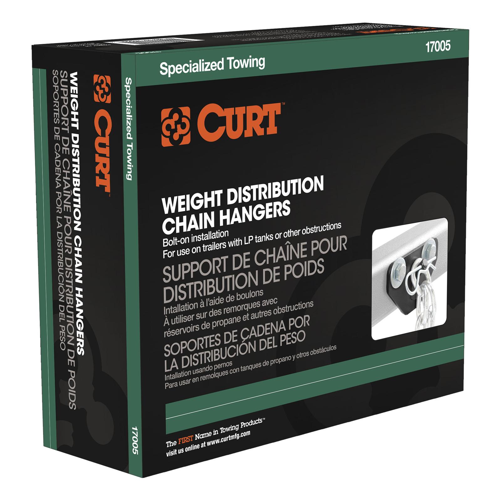 CURT Hookup Brackets 17005 Hook-Up Brackets, Weight Distribution Hitch, Kit thumbnail 4