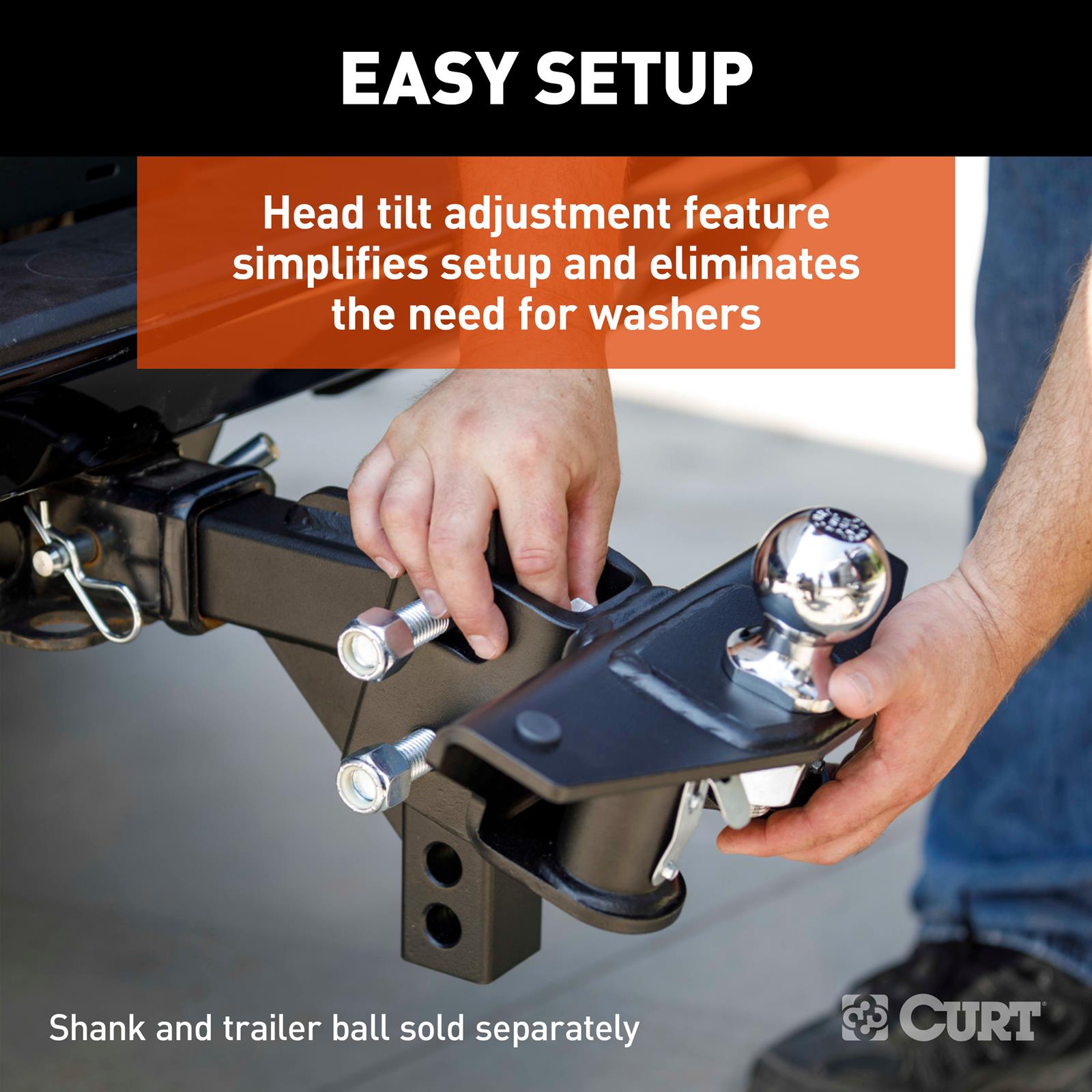 Curt Manufacturing Receiver Hitches 17600 TruTrack 2P WD Hitch, TruTrack 2P WD Hitch thumbnail 4