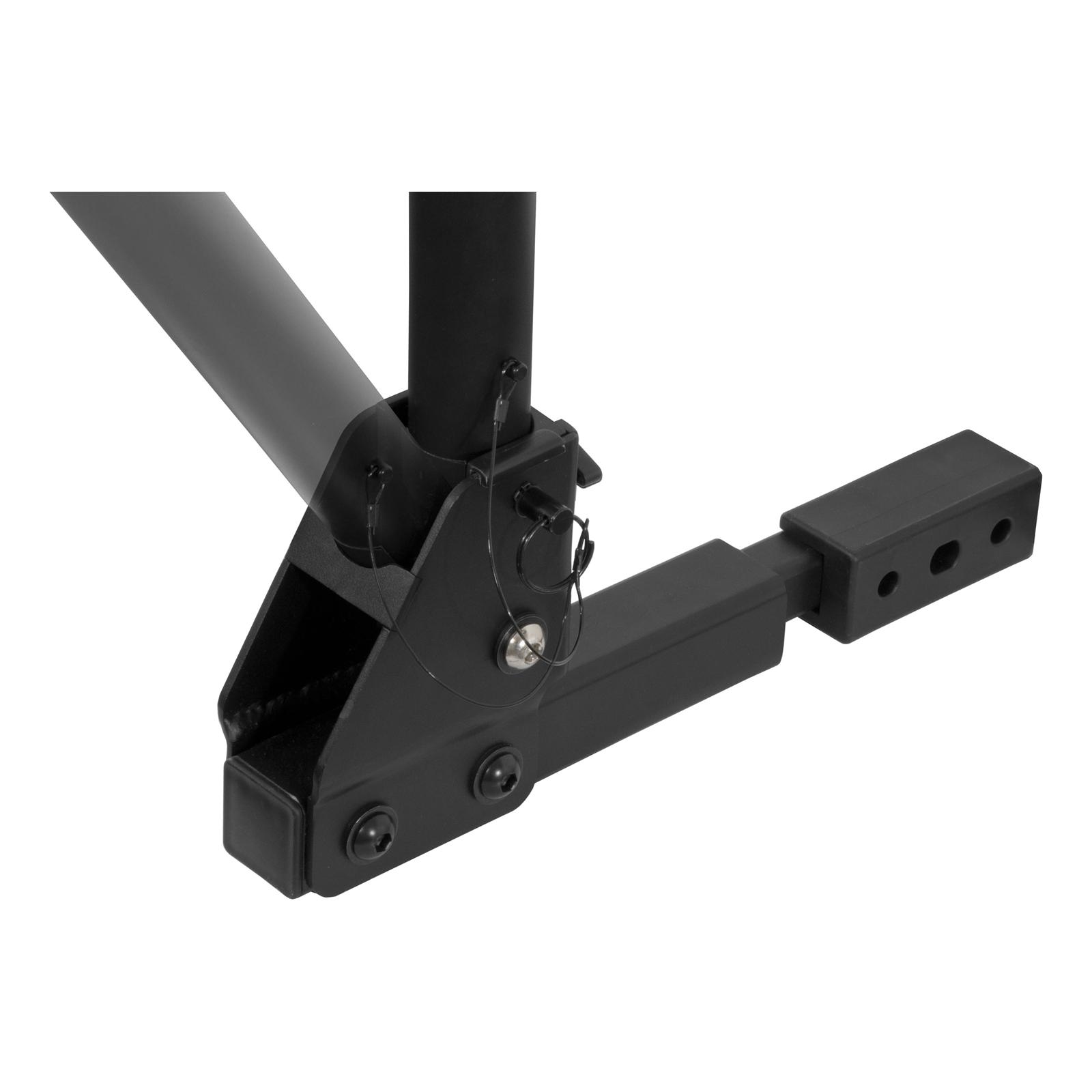 CURT Extendable Hitch-Mounted Bike Racks 18030 Racks, Rack, Frame-Style Rack, 1.25 and 2 in. Receiver Size, 4 Capacity, Steel, Black, Each thumbnail 8