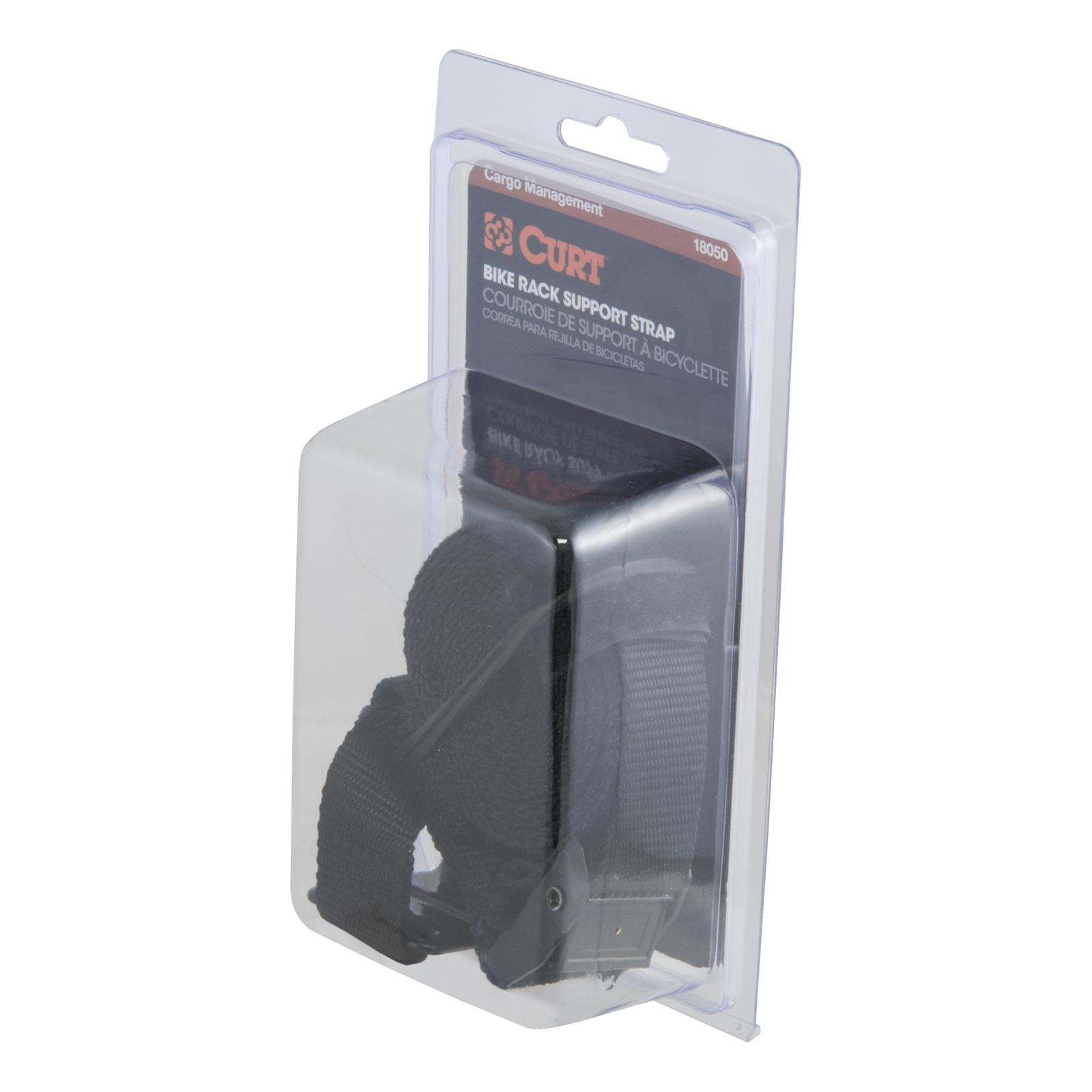 CURT Bike Rack Straps 18050 Tie-Down Strap, Strap Type, Black, Cambuckle, J-hook, Each thumbnail 6