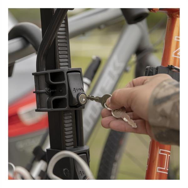 CURT Tray-Style Hitch Bike Racks 18085 Racks, Rack, Platform-Style Rack, Mount, 1.25 and 2 in. Receiver Size, 2 Capacity, Steel, Black, Each thumbnail 3