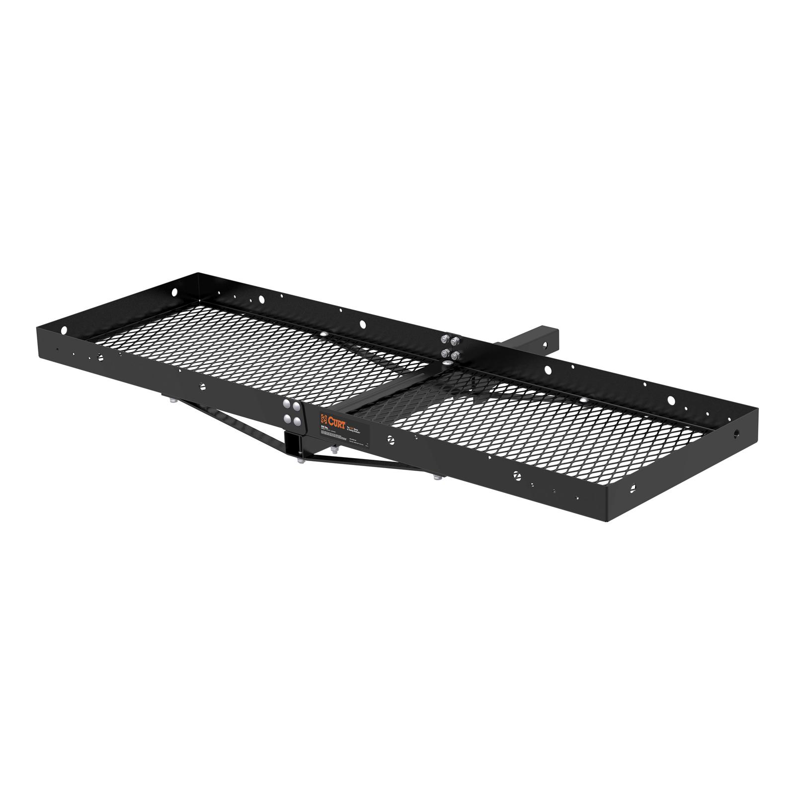 CURT Bolt-Together Cargo Carriers 18109 Carrier, Receiver Hitch Mount, Bolt-Together, 2 in. Square, Steel, Black, 500 lbs. Capacity, 20 in. Width, 60 in. Length, Each thumbnail 3