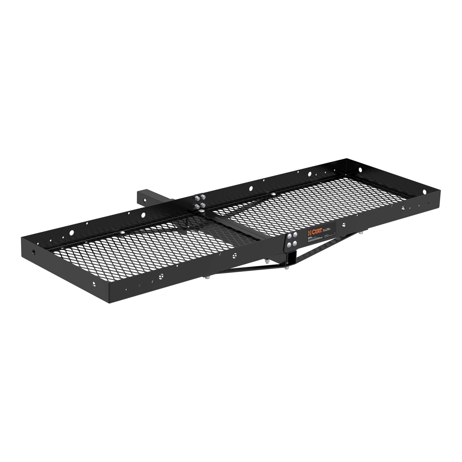 CURT Bolt-Together Cargo Carriers 18109 Carrier, Receiver Hitch Mount, Bolt-Together, 2 in. Square, Steel, Black, 500 lbs. Capacity, 20 in. Width, 60 in. Length, Each thumbnail 4