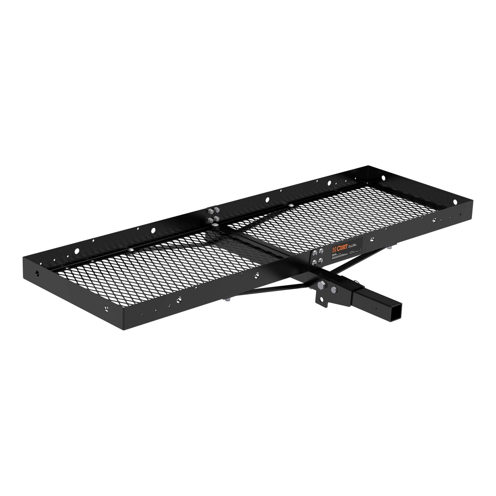 CURT Bolt-Together Cargo Carriers 18109 Carrier, Receiver Hitch Mount, Bolt-Together, 2 in. Square, Steel, Black, 500 lbs. Capacity, 20 in. Width, 60 in. Length, Each thumbnail 2