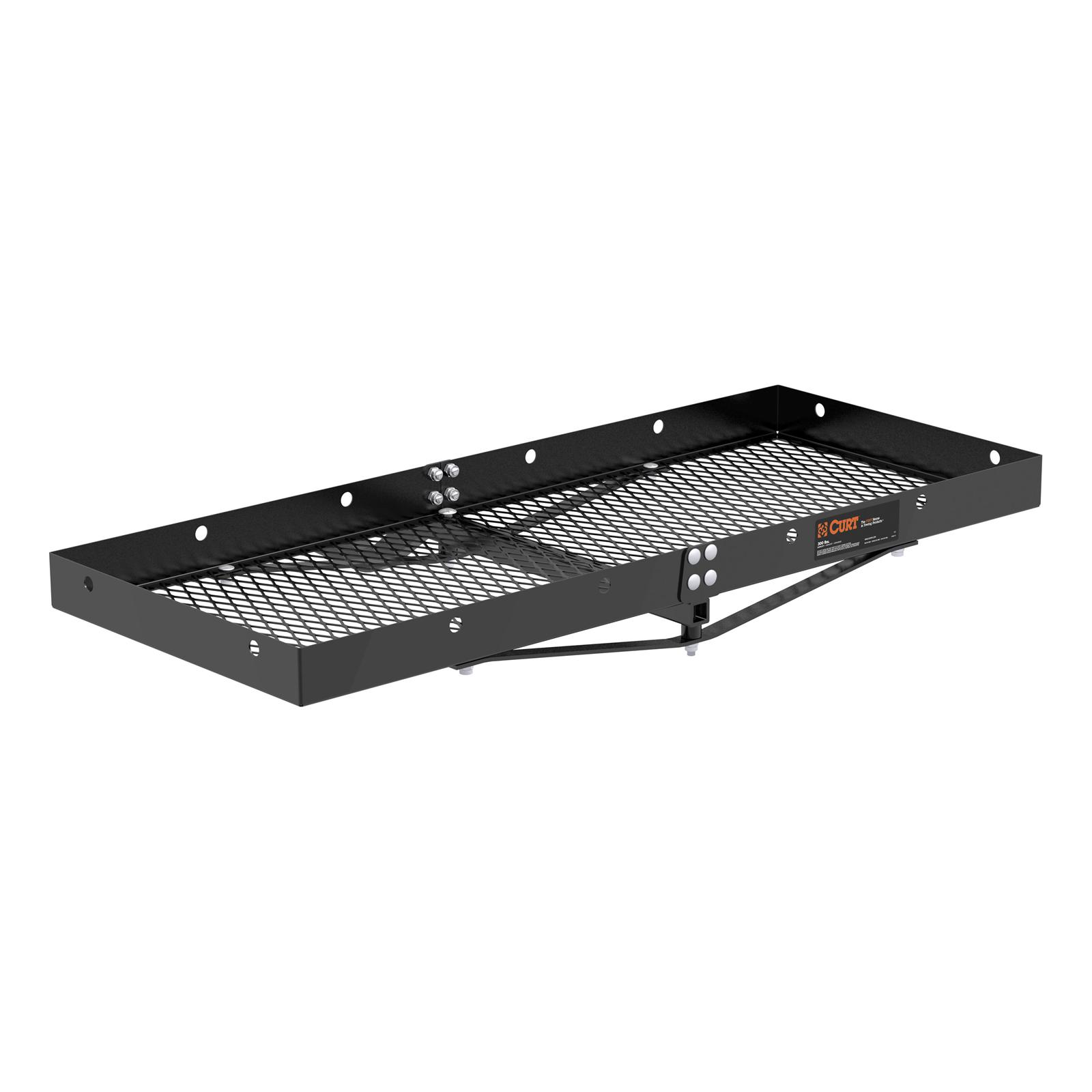 CURT Bolt-Together Cargo Carriers 18110 Carrier, Receiver Hitch Mount, Steel, Black Powdercoated, 300 lb. Capacity, 48 in. x 20 in., Each thumbnail 4