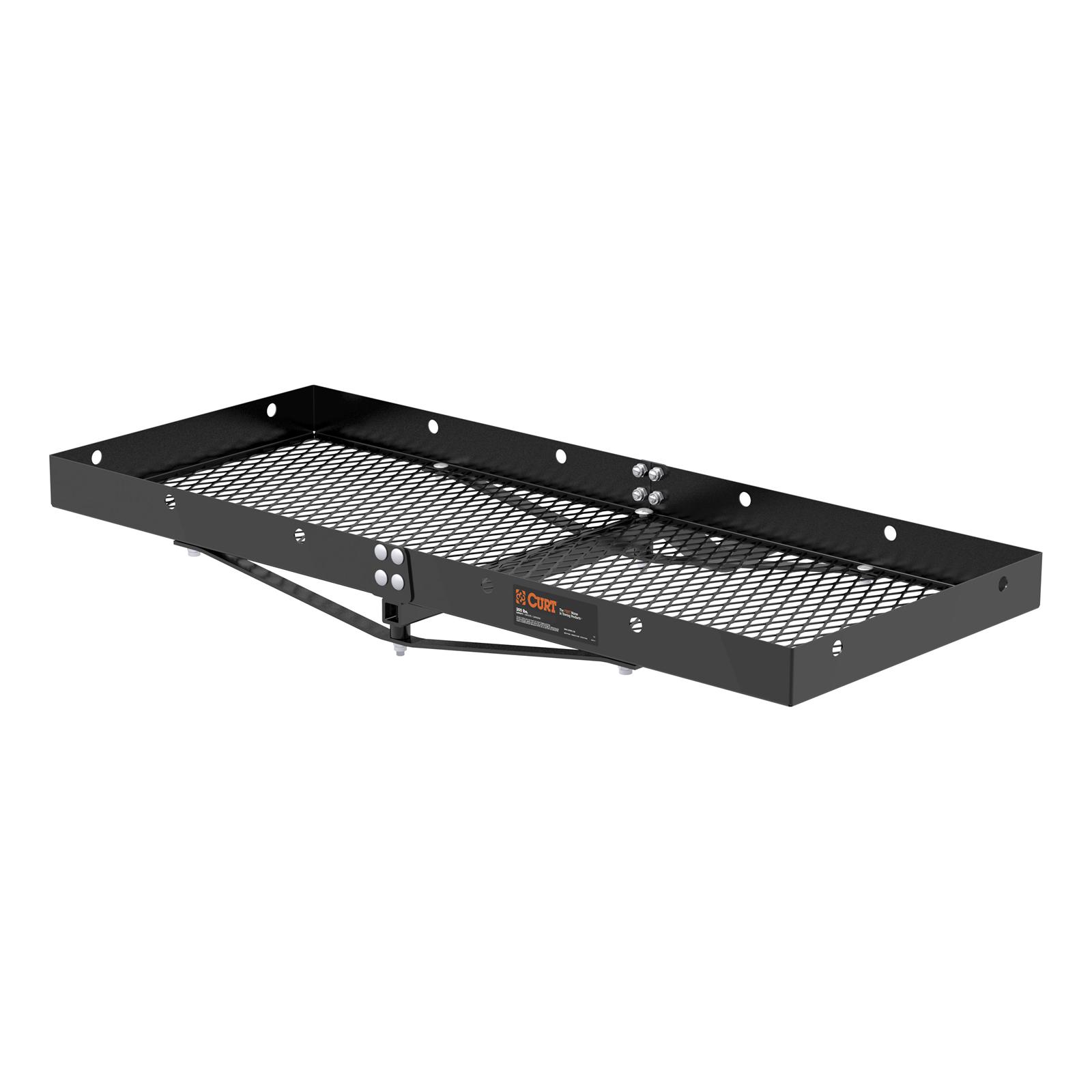 CURT Bolt-Together Cargo Carriers 18110 Carrier, Receiver Hitch Mount, Steel, Black Powdercoated, 300 lb. Capacity, 48 in. x 20 in., Each thumbnail 3