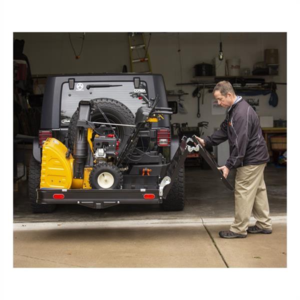 Curt Manufacturing 18112 CURT Aluminum Hitch Cargo Carriers with Ramp