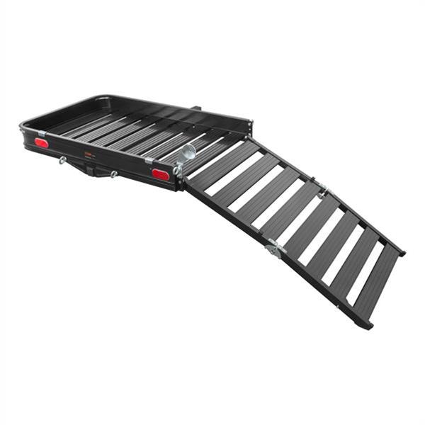 CURT Aluminum Hitch Cargo Carriers with Ramp 18112 Carrier thumbnail 3