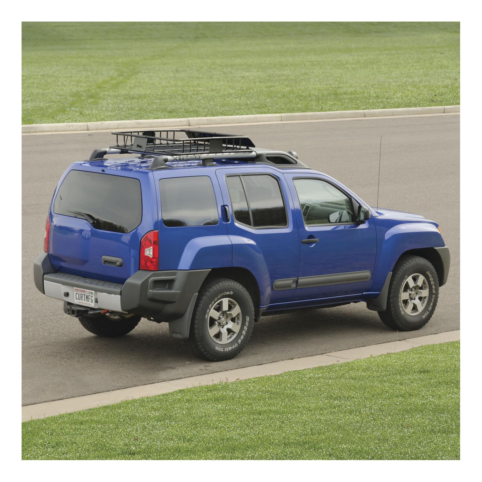 CURT Roof-Mounted Cargo Baskets 18115 Rack, Roof Mounted, Steel, Black Powdercoated, 41.5 in. Length, 37 in. Width, 4 in. Height, Kit thumbnail 6