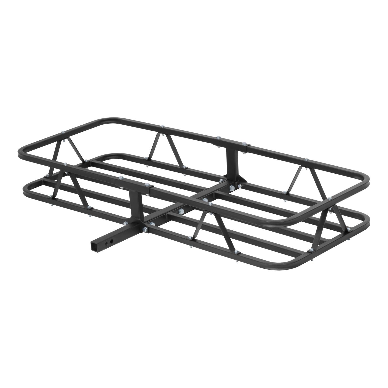 CURT Basket-Style Cargo Carriers 18145 Holder, Basket-Style, Steel, Black Powdercoated, Fixed Shank, 500 lbs. Capacity, Each thumbnail 3