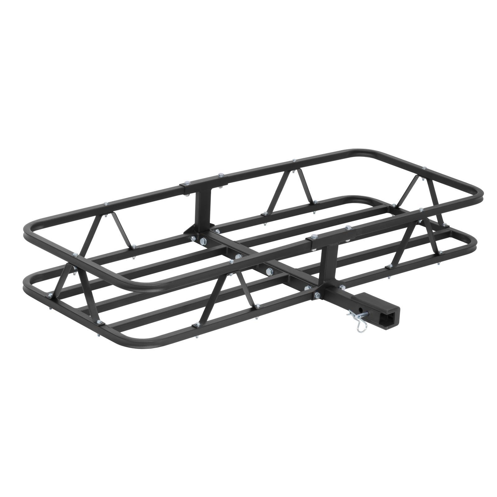 CURT Basket-Style Cargo Carriers 18145 Holder, Basket-Style, Steel, Black Powdercoated, Fixed Shank, 500 lbs. Capacity, Each thumbnail 2