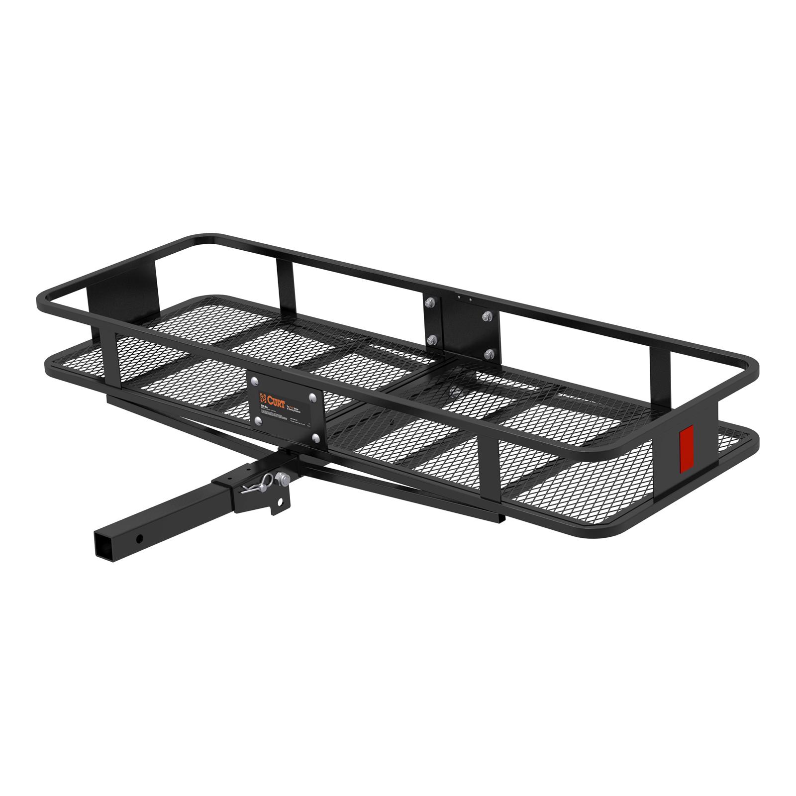 CURT Basket-Style Cargo Carriers 18151 Carrier, Receiver Hitch Mount, Steel, Black Powdercoated, 500 lb. Capacity, 60 in. x 20 in., Each