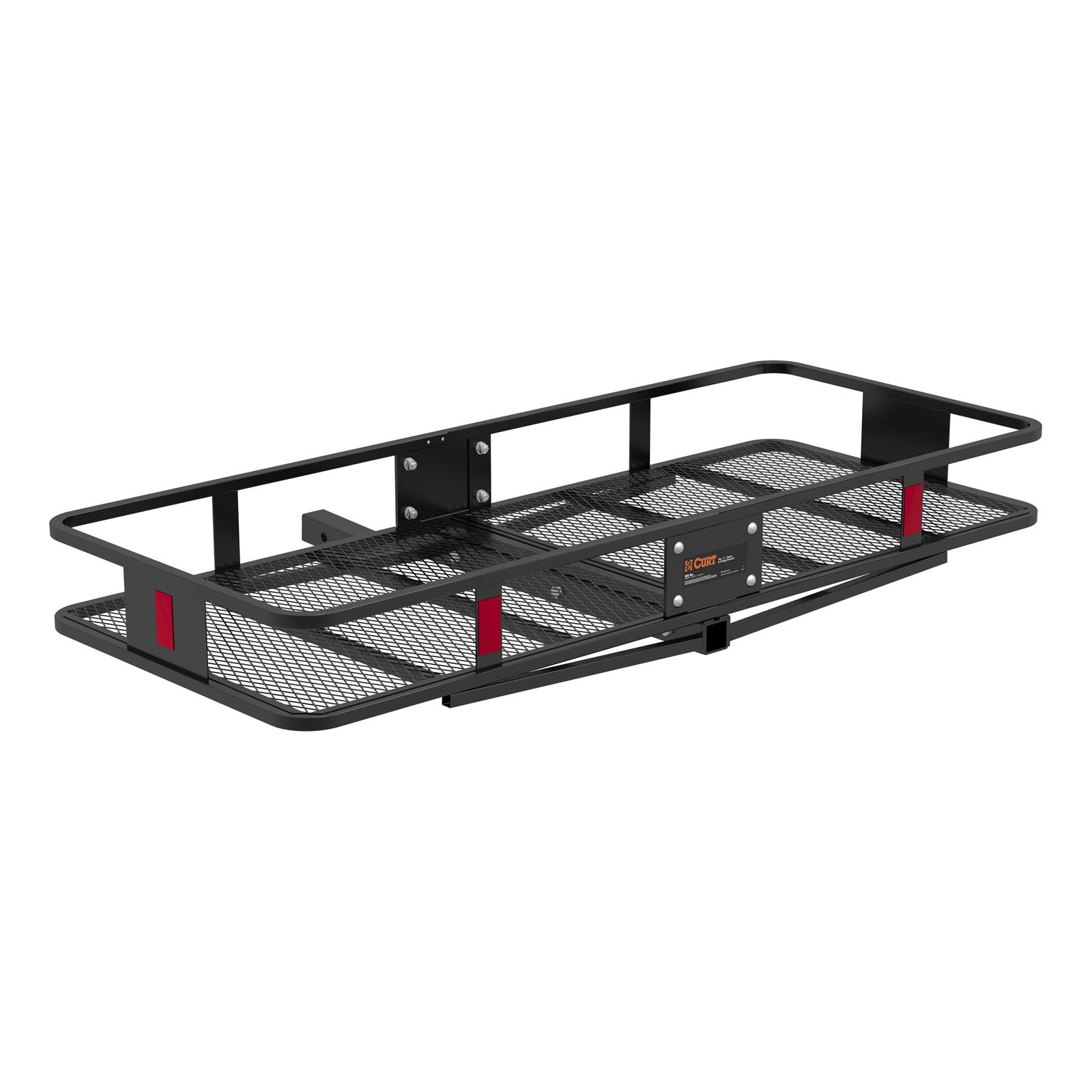 CURT Basket-Style Cargo Carriers 18152 Carrier, Receiver Hitch Mount, Steel, Black Powdercoated, 500 lb. Capacity, 60 in. x 24 in., Each thumbnail 4