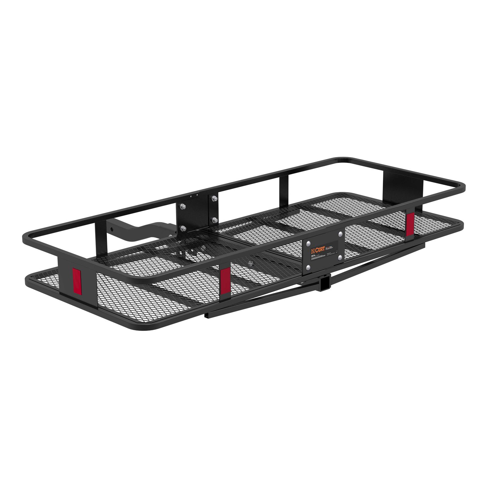 CURT Basket-Style Cargo Carriers 18153 Carrier, Receiver Hitch Mount, Steel, Black Powdercoated, 500 lb. Capacity, 60 in. x 24 in., Each thumbnail 4