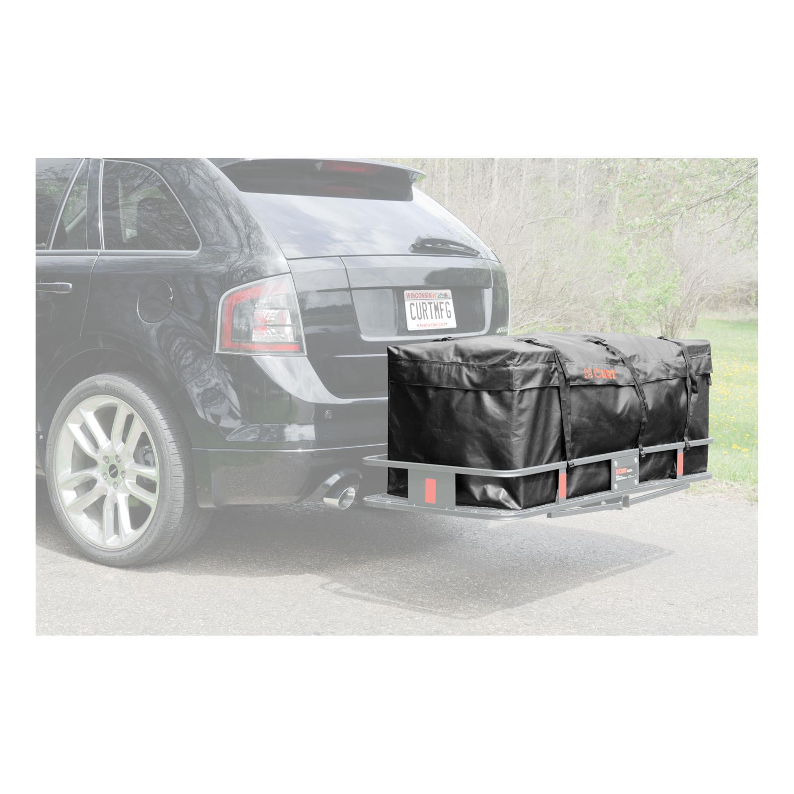 CURT Cargo Bags 18210 Bag, 12.25 cu. ft. Capacity, Vinyl, Black, 18 in. Width, 56 in. Length, 21 in. Height, Each thumbnail 6