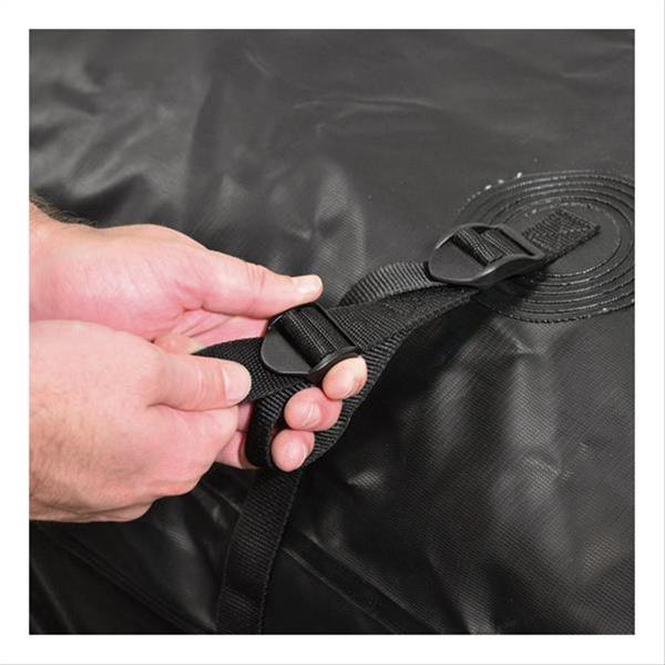 CURT Extended Roof Rack Cargo Bags 18221 Storage Bag, Bag, 21 cu. ft. Capacity, Vinyl, Black, 34 in. Width, 59 in. Length, 18 in. Height, Each thumbnail 5