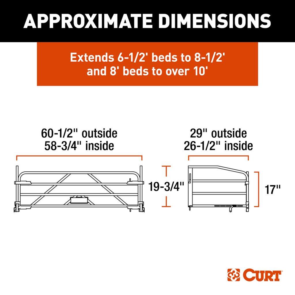 Curt Manufacturing Bed Extenders 18325 Truck Extender thumbnail 3
