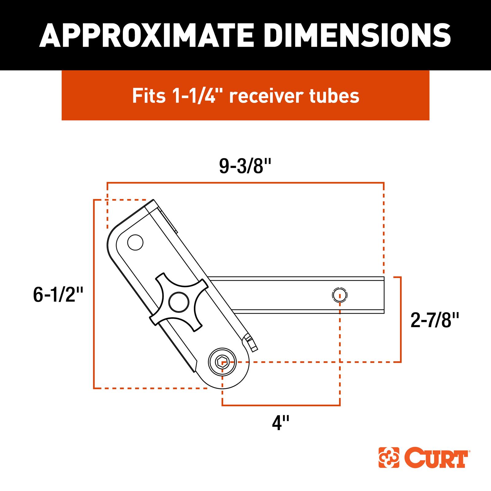 Curt Manufacturing Receiver Hitch Ball Mounts 18401 CURT ActiveLink 1-1/4" Shank thumbnail 2