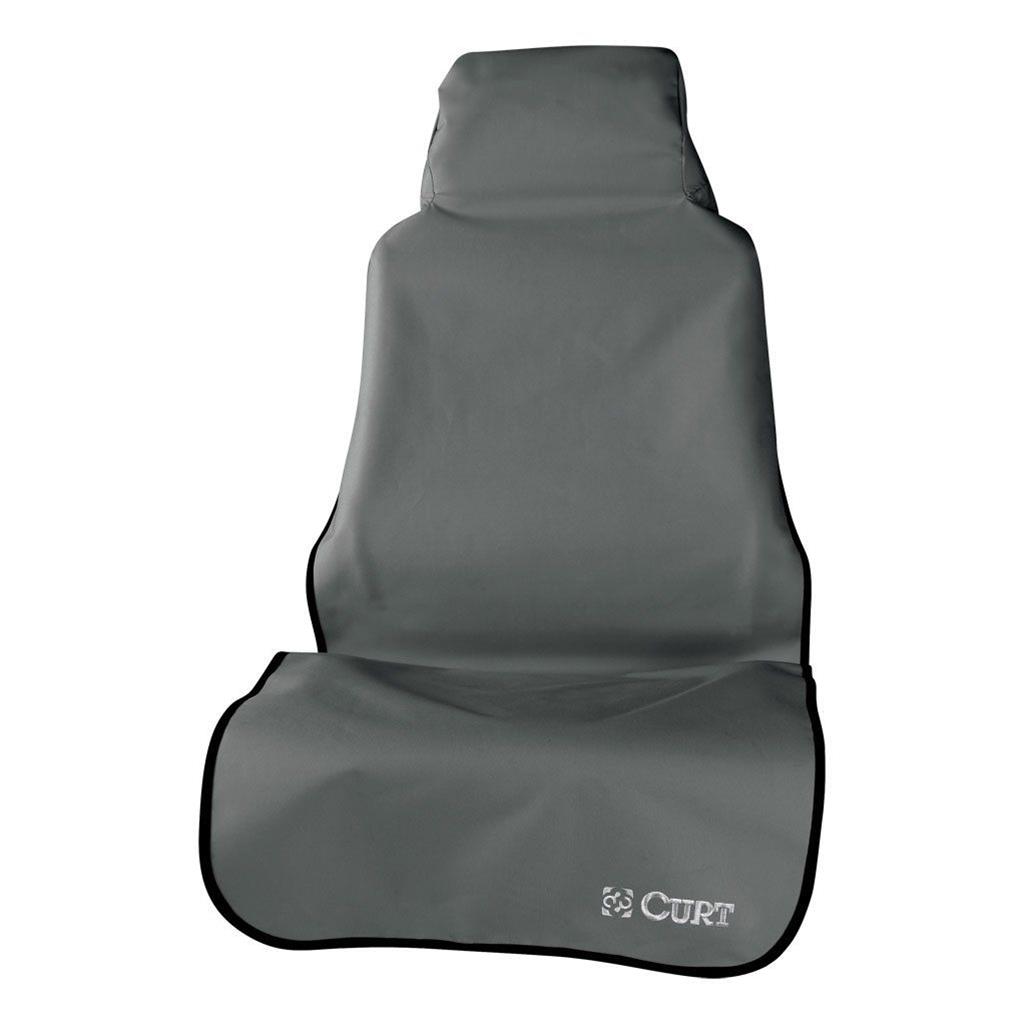 Curt Manufacturing Seat Covers 18500 Cover, Defender 58" X 23" Removable Waterproof Grey Bucket Cover