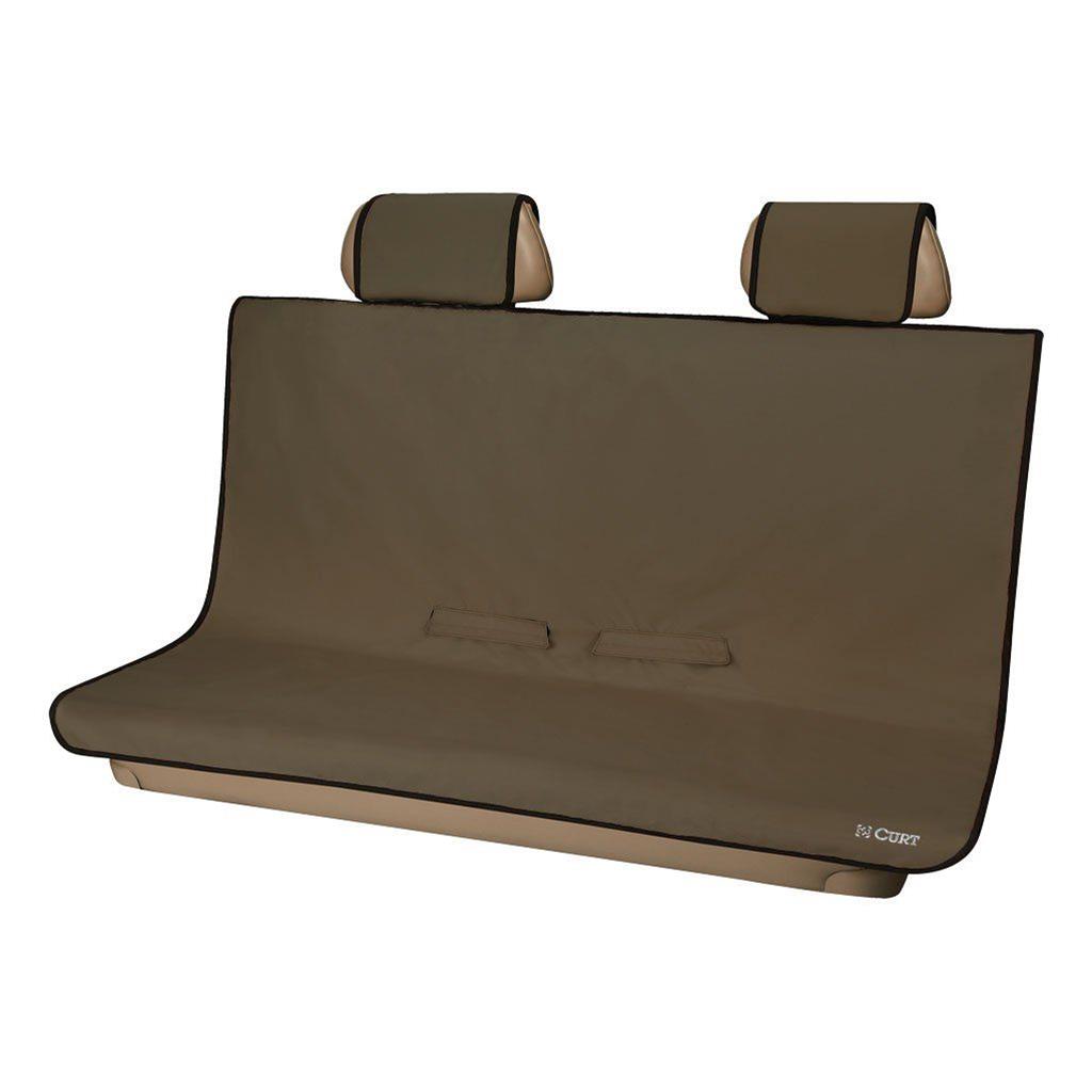 Curt Manufacturing Seat Covers 18512 Cover, Defender 58" X 55" Removable Waterproof Brown Bench Cover