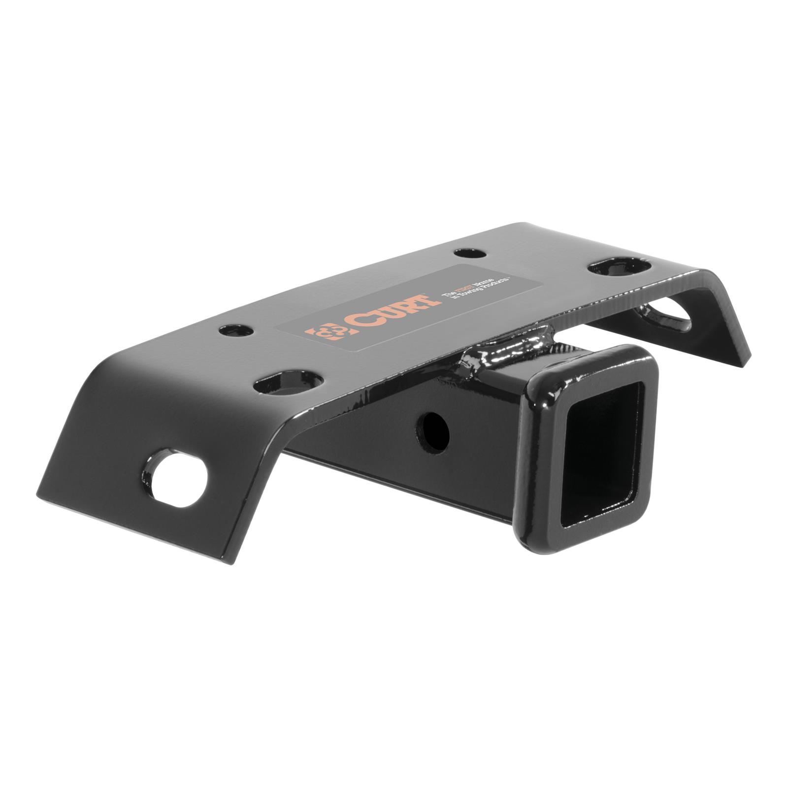 CURT Step Bumper Hitches 19030 Trailer Hitch, Bumper, V-5 Rated, Black, 2 in. Square Receiver, 8-1/2 in. Bolt Pattern, Universal, Each thumbnail 3