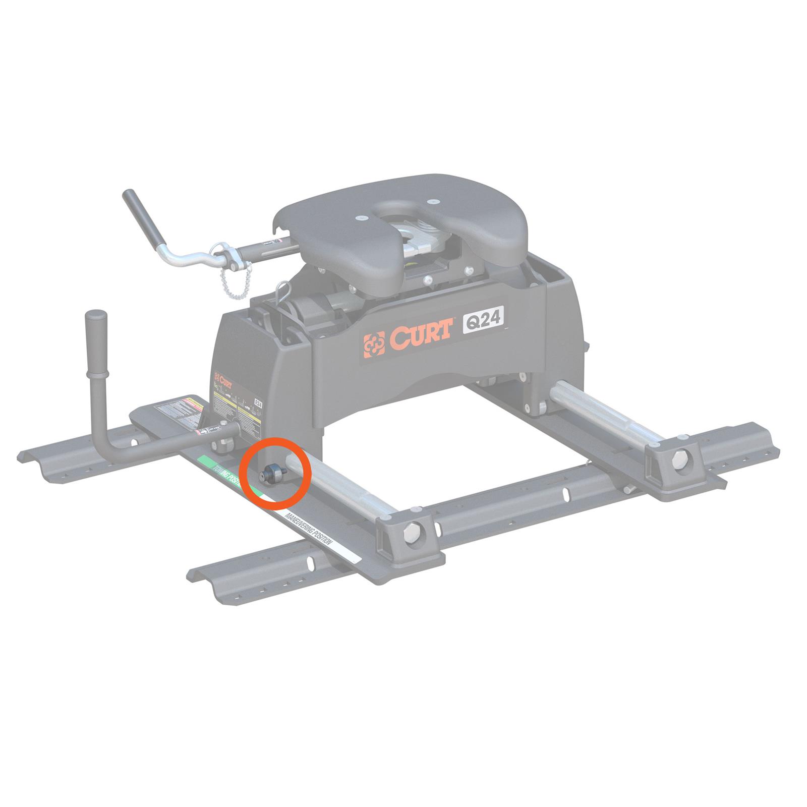 CURT Replacement Wheels for R-series Fifth Wheel Rollers 19217 Hitch Components, R-Series Roller Wheel, Kit thumbnail 2