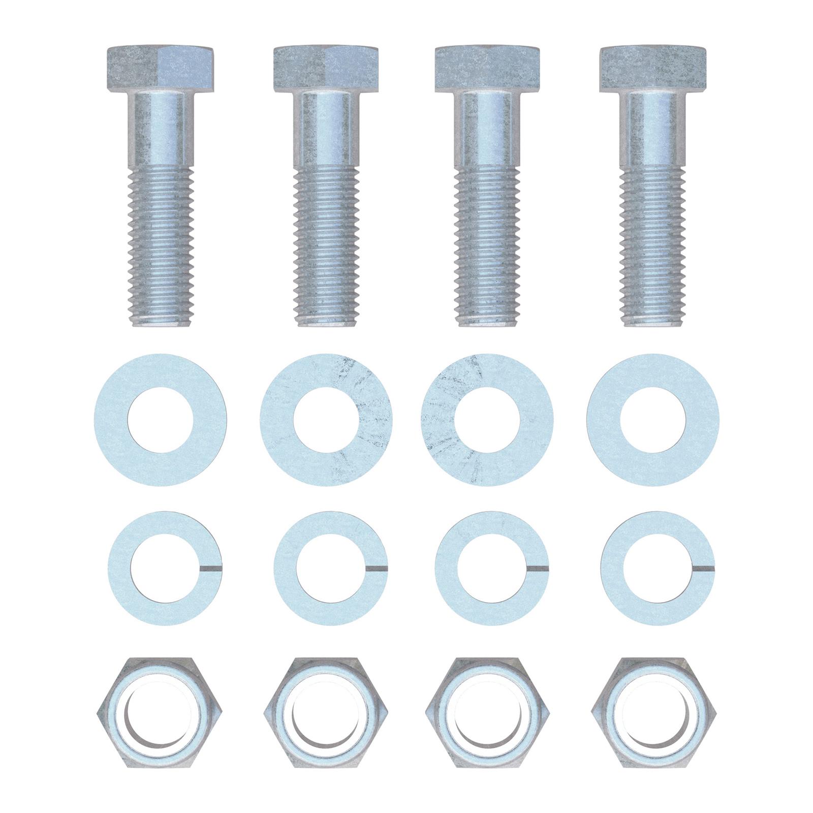 CURT Replacement R-Series Fifth Wheel Roller Head Mounting Hardware 19218 Hitch Components, Hardware, Kit