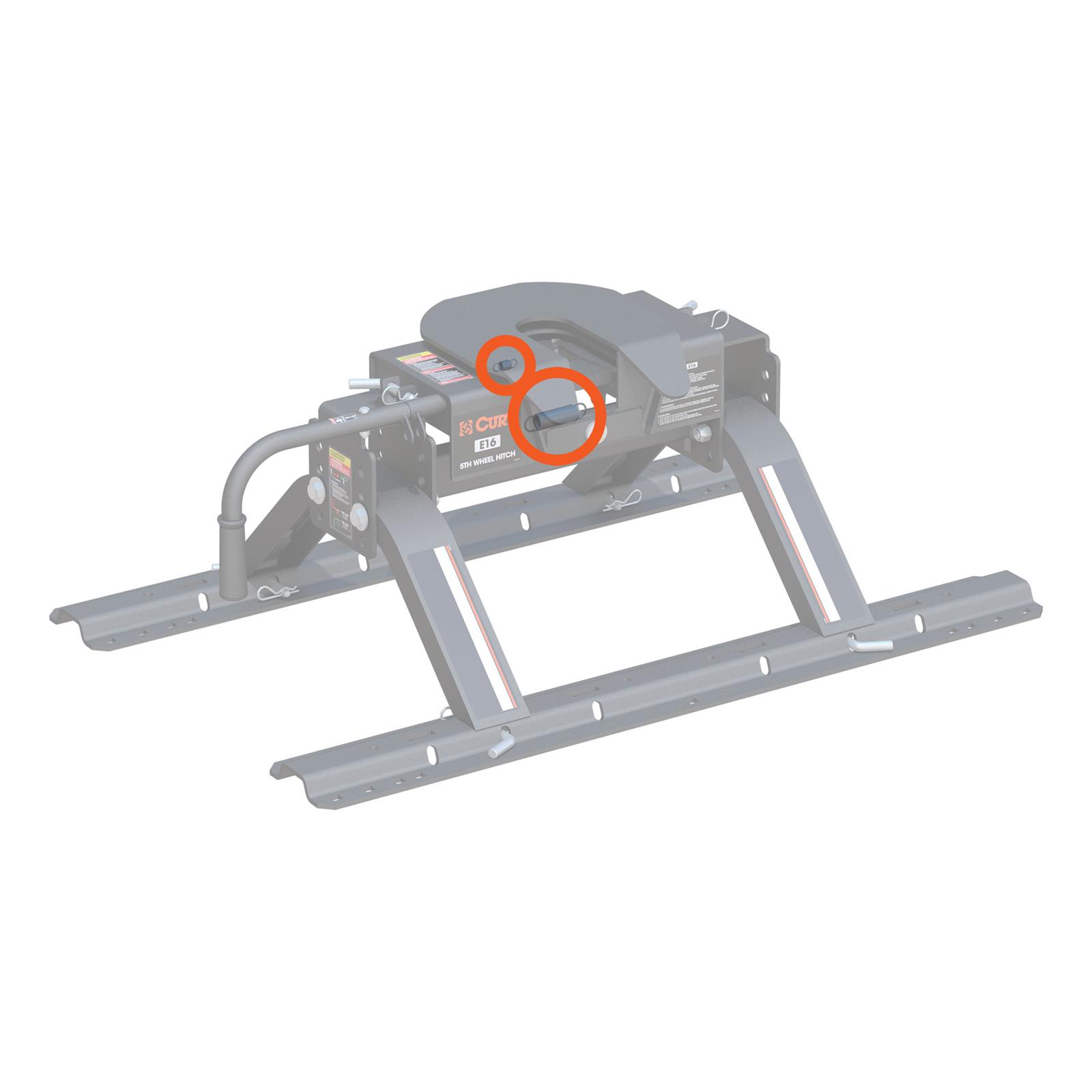 CURT Replacement E16 Fifth Wheel Head Springs 19227 Hitch Components, Springs, Pair thumbnail 2