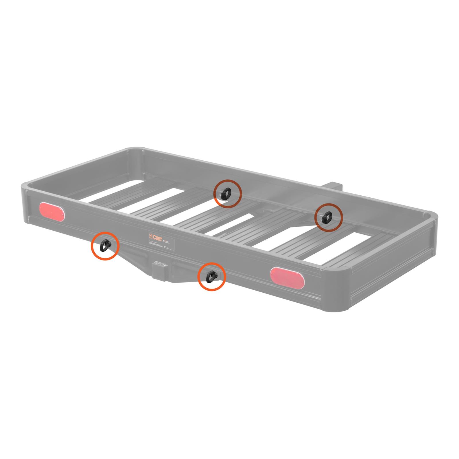 CURT Replacement Cargo Carrier Hardware Kits 19233 Receiver Hitch Components, for Aluminum Carrier, Kit thumbnail 2