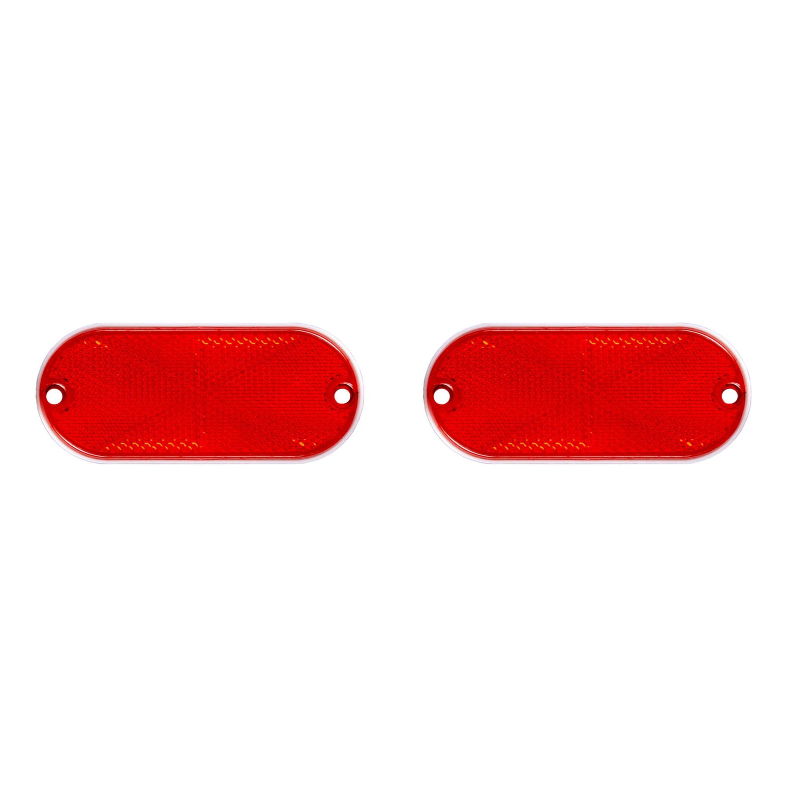 CURT Replacement Reflectors 19234 Receiver Hitch Components, for Aluminum Cargo Carrier, Sold as a Pair