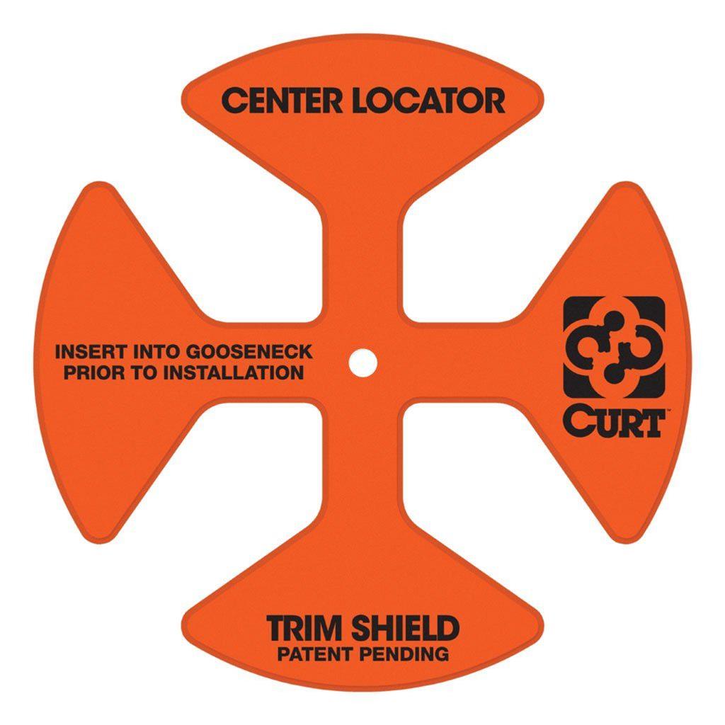 Curt Manufacturing Gooseneck Hitch Replacement Components 19253 Trailer Hardware, Double Lock EZr Center Locator (Fits 60611, 60619)