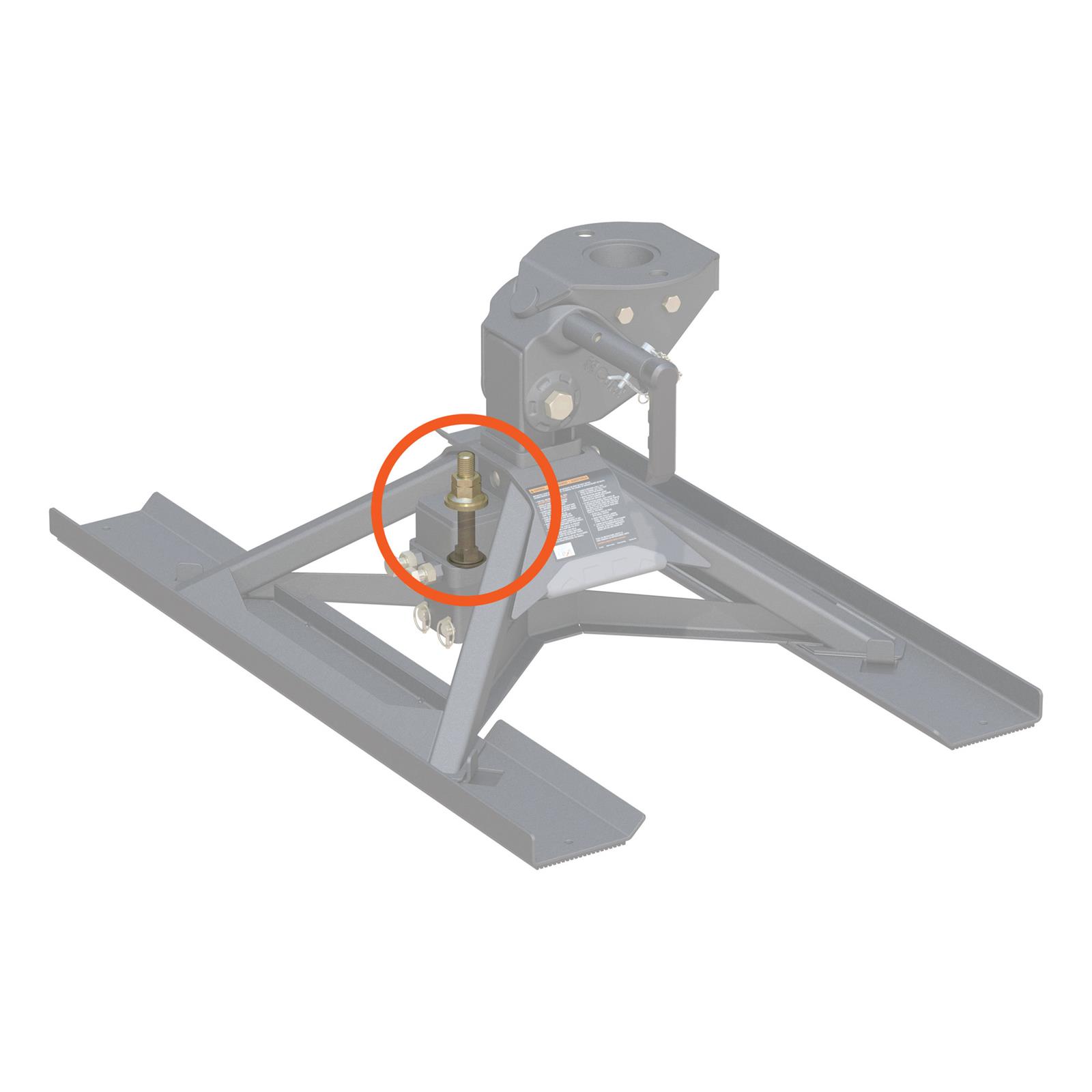 CURT Replacement Crosswing Fifth Wheel Coupler Tube Hardware 19281 Hitch Components, Hardware, Mounting Hardware, Kit thumbnail 2