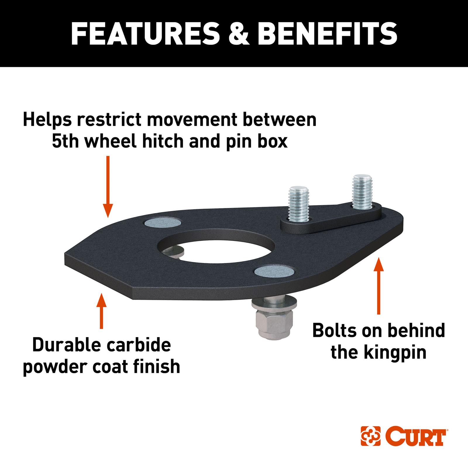 CURT Fifth Wheel Wedge Kits 19288 Components, Kit, CURT, Kit thumbnail 5