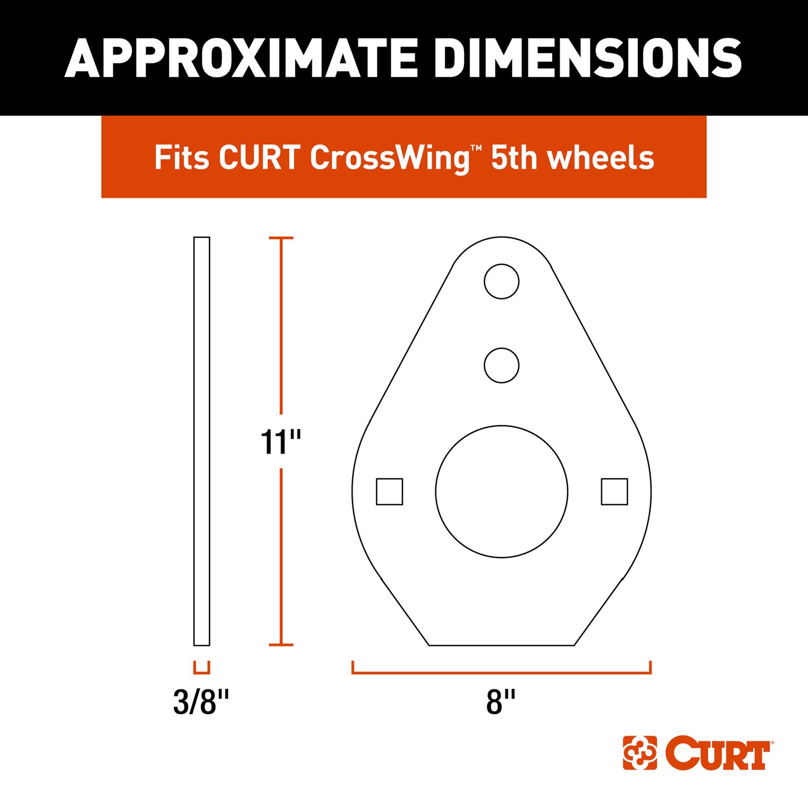 CURT Fifth Wheel Wedge Kits 19288 Components, Kit, CURT, Kit thumbnail 4