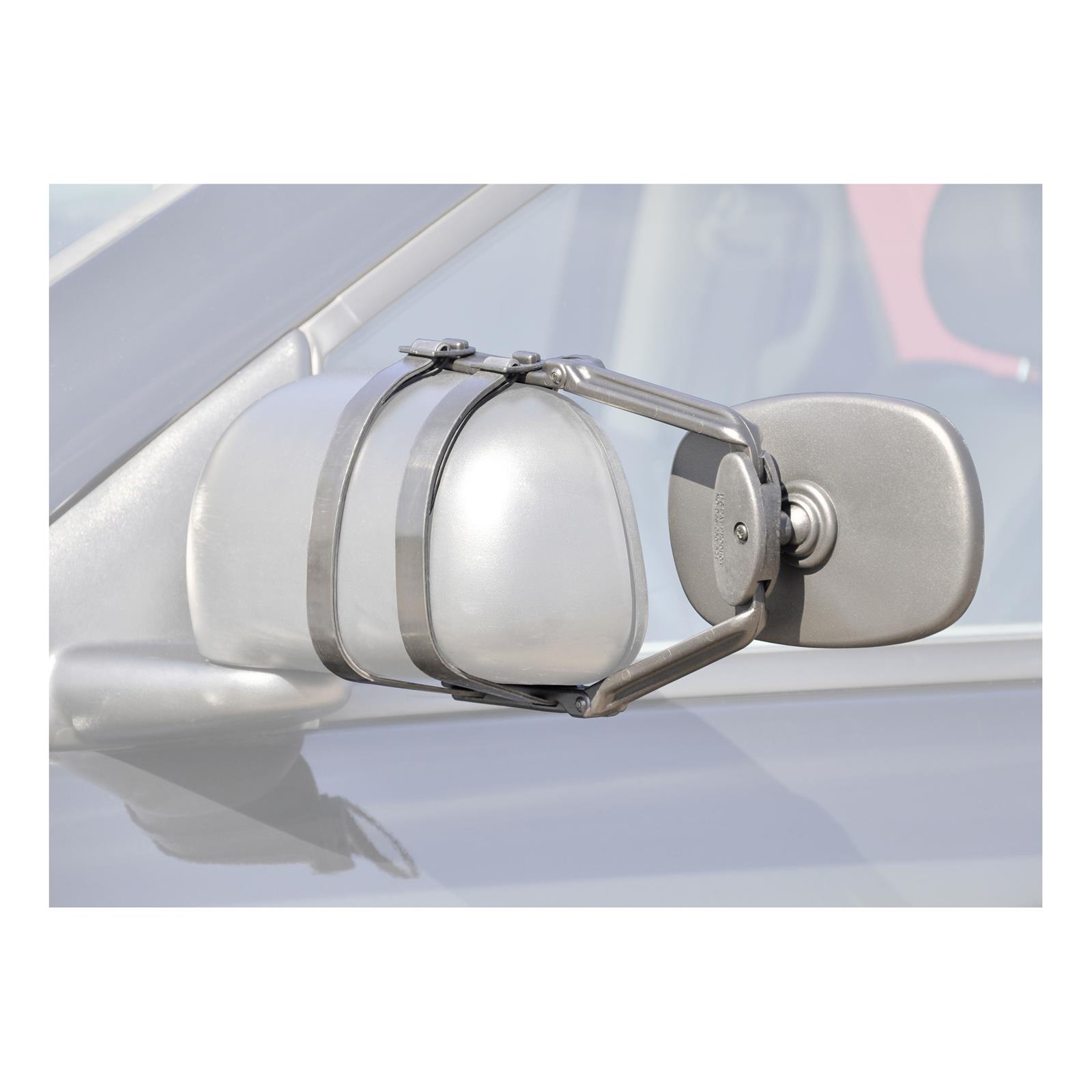 CURT Tow Mirrors 20002 Side View Mirror, Towing Type, Rectangular, Flat, Manual, Black Housing, Each thumbnail 5