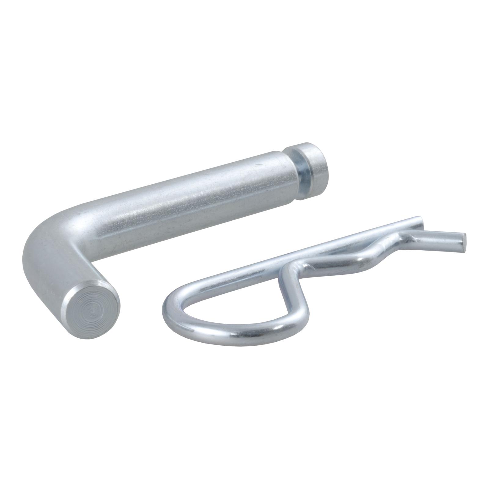 CURT Receiver Pins and Clips 21403 Hitch Pin, 1/2 in. Diameter, Steel, Zinc Finish, Clip, Kit