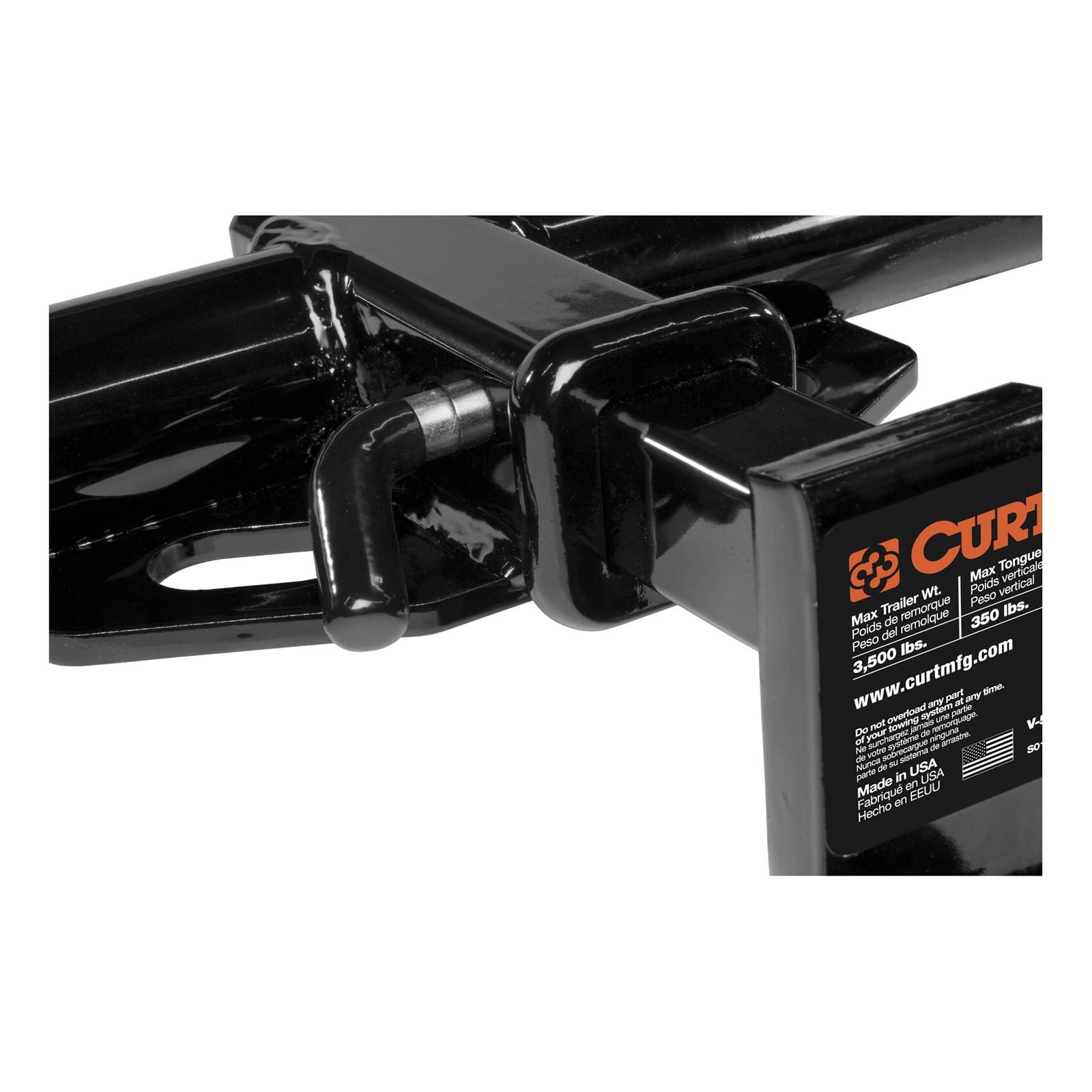 CURT Receiver Pins and Clips 21410 Hitch Pin, Steel, Zinc Finish, Clip, Fits 0.500 in. Hole Size, Each thumbnail 3