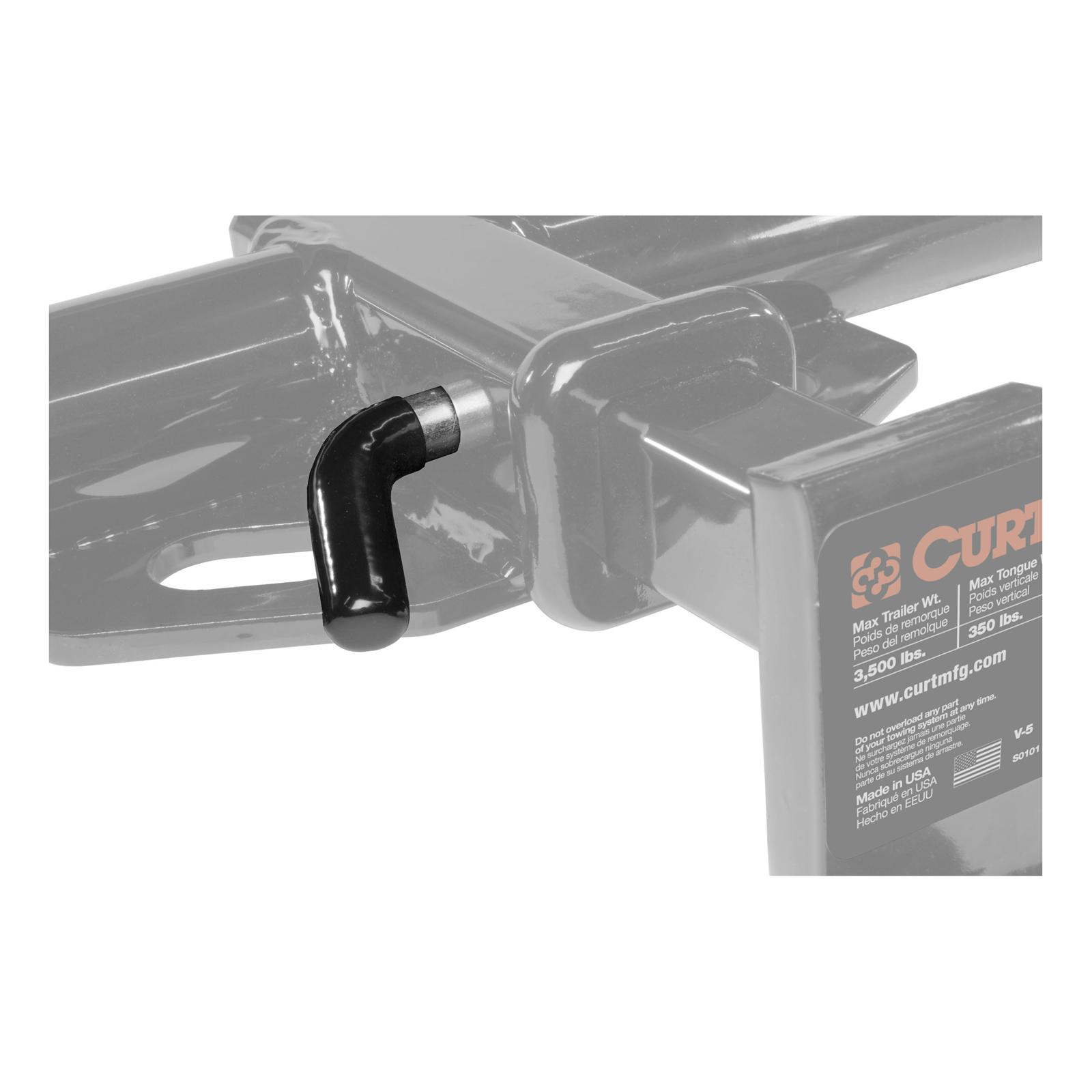 CURT Receiver Pins and Clips 21410 Hitch Pin, Steel, Zinc Finish, Clip, Fits 0.500 in. Hole Size, Each thumbnail 4