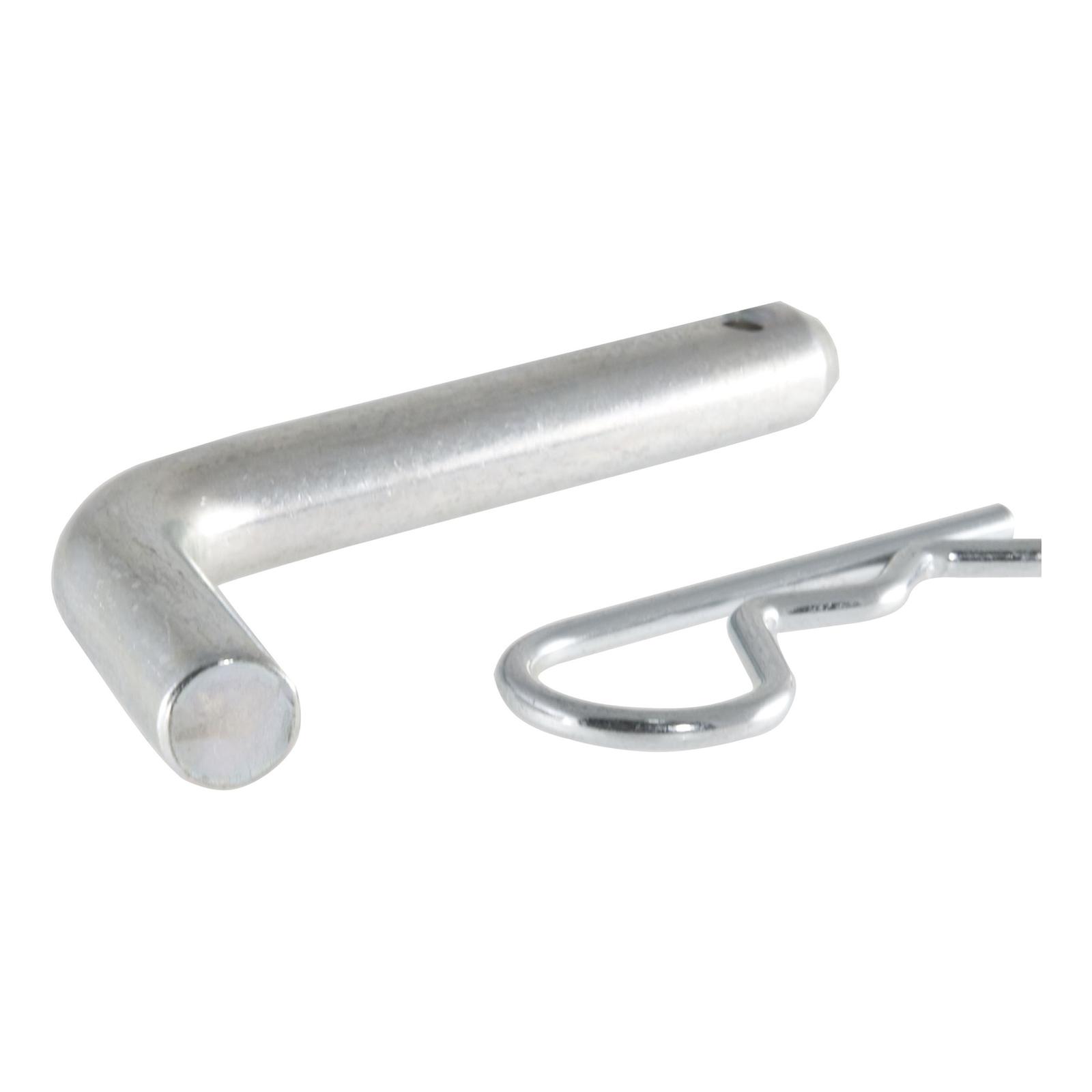 CURT Receiver Pins and Clips 21501 Hitch Pin, 5/8 in. Diameter, Steel, Zinc Plated, Kit