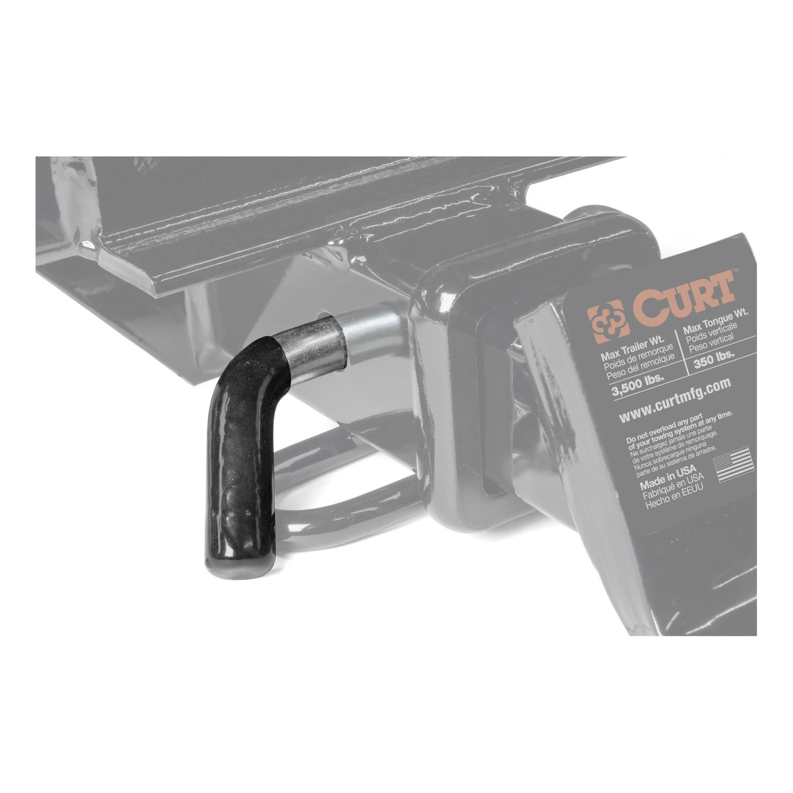 CURT Receiver Pins and Clips 21510 Hitch Pin, Steel, Zinc Finish, Clip, Fits 0.625 in. Hole Size, Each thumbnail 3