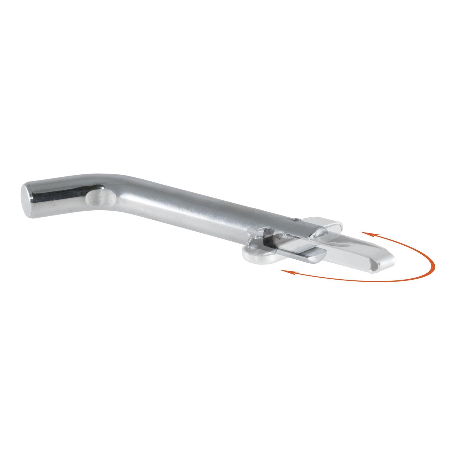 CURT Receiver Pins and Clips 21541 Hitch Pin, 1/2 in. Diameter, Chrome