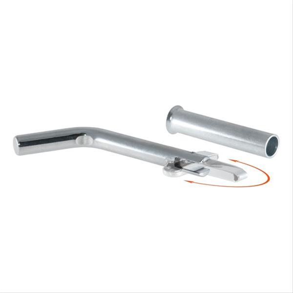 CURT Receiver Pins and Clips 21561 Hitch Pin, 0.500 in. Diameter with Swivel, Includes 0.625 in. Adapter, Fits 1.250 in. or 2.000 in. Tubes, Steel, Zinc Plated, Each thumbnail 3